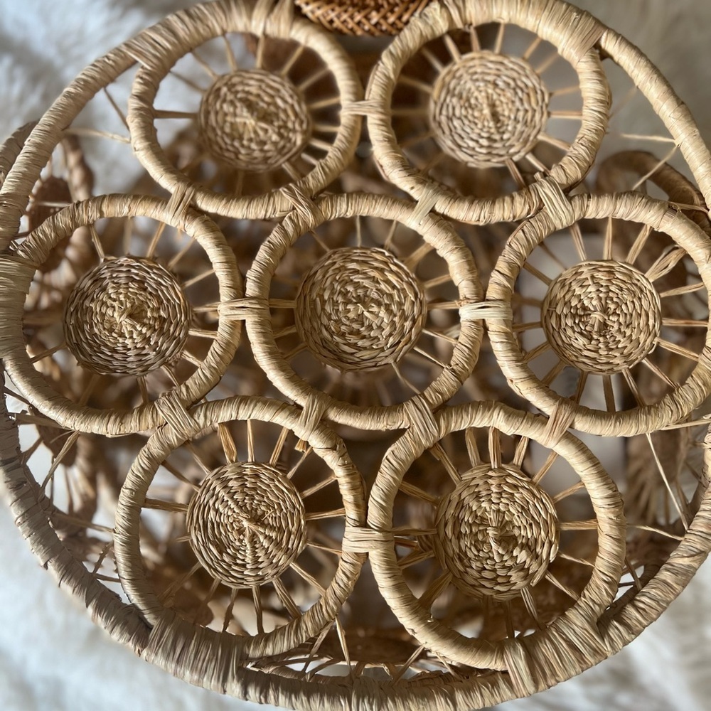 Cult Gaia Stella Small Raffia Tote Bag - Picture 8 of 10